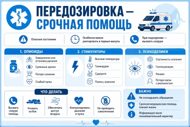 Помощь при передозировке в Вязьме